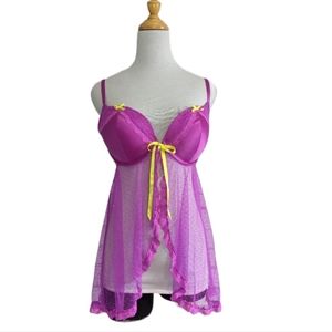 La Senza Baby doll Push Up Lingerie Negligee Top